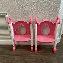 Child Toilet Seat 2 Steppers. Fit All Toilets