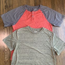 Urban Pipeline Men Ultimate Tee & Henley Bundle Heathered Super Soft Raglan S