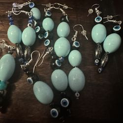 Unique Evil 😈 Eye Earrings, Some With Magnetic Beads.