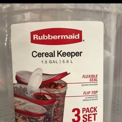 Rubbermaid Cereal Keeper 3  Pack 
