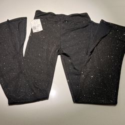 Sparkly Boot Leg Pants