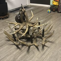 Antler chandelier