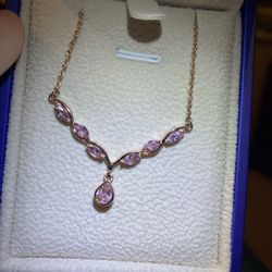 Gorgeous Narsipatnam Purple Spinel Y-Shape Necklace - new!
