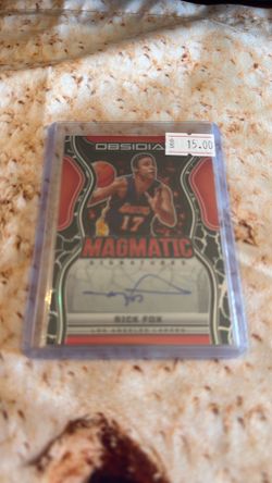 Rick Fox Autographed Card