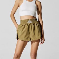 Free People Next Round Shorts Muted Sage Size M