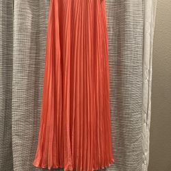 New Coral Gown Size 4