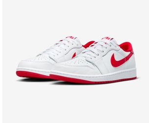 Men's Air Jordan 1 Retro Low OG White/University Red-White (CZ0790 161) sz 9.5 