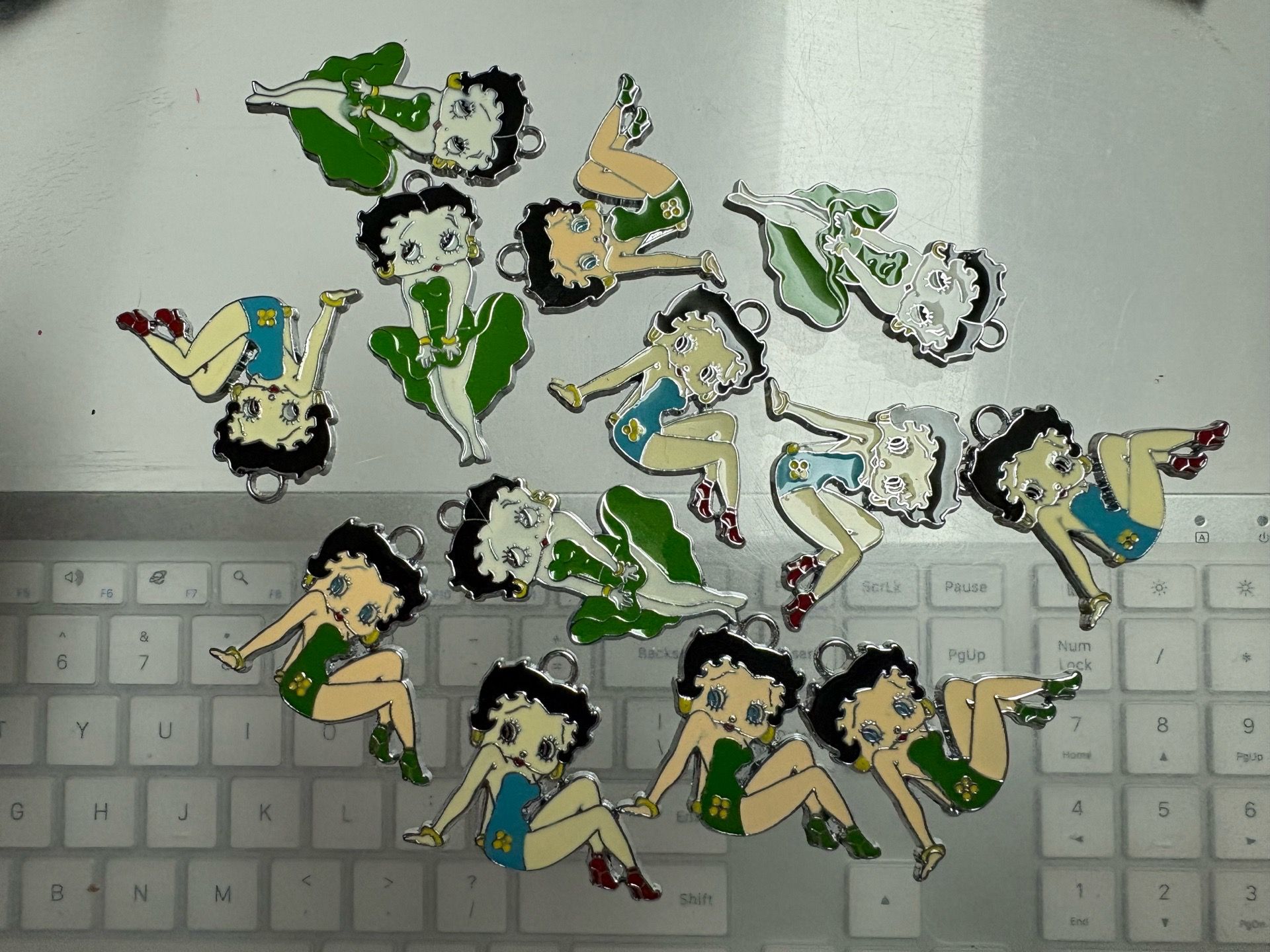 13pc Betty Boop Charms