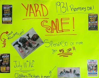 🚨 HUGE 2-DAY YARD SALE | TOOLS • CLOTHES • HOUSEHOLD ITEMS | JULY 11 & 12 🚨