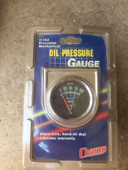 Oil pressure gauge (New)