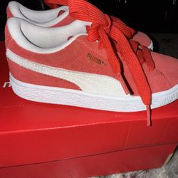 Red Puma (Big Kids) Size 1