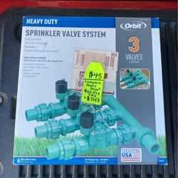 Orbit 3 Valve Sprinkler Valve System 