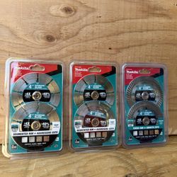 Makita 4.5 in. Turbo Rim Diamond Blade for General Purpose (2-Pack) 25 Each Pack
