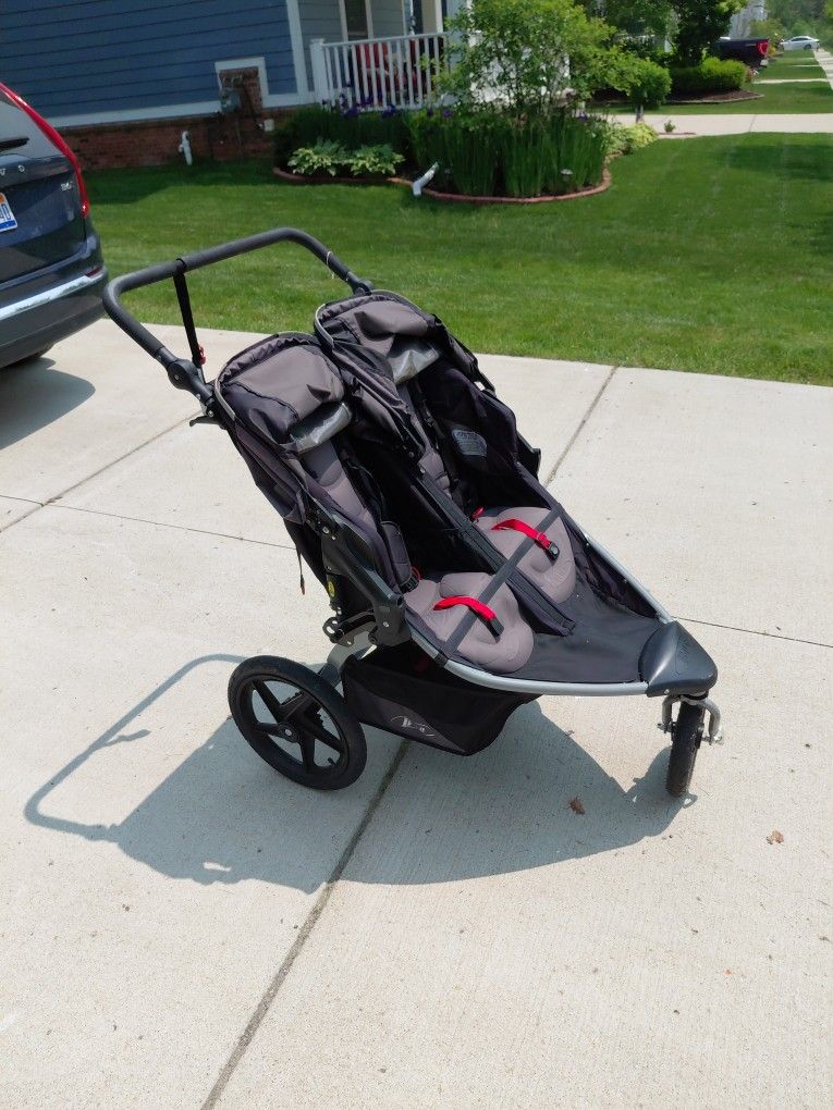 Twin Running Stroller