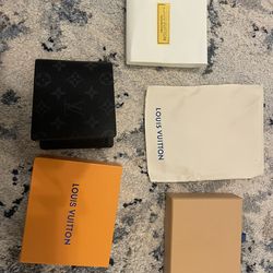 Louis Vuttion Black Flower Wallet