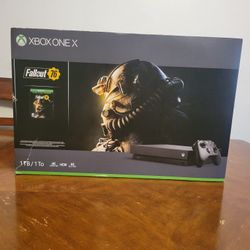 XBOX ONE X FALLOUT 76- 1TB BUNDLE