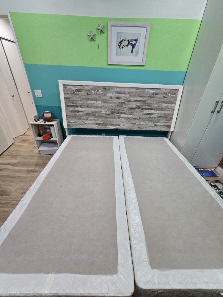 King Bed Frame And Box Springs