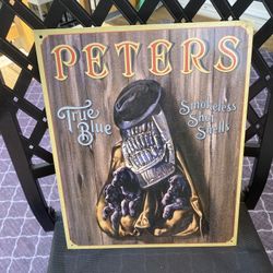 Peter’s True Blue Tin Sign!