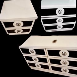 Black And White Bedroom Drawers