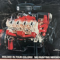 1977 Revell Visible V8 Engine Model Kit – Vintage Classic – Complete in Box