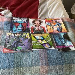 6 Misc Comics Mad, Angela Della More, Red Rocket  More