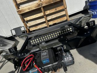 Jeep Front And Rear Off-Road Bumpers, Lights And Winch Off-road Parts 