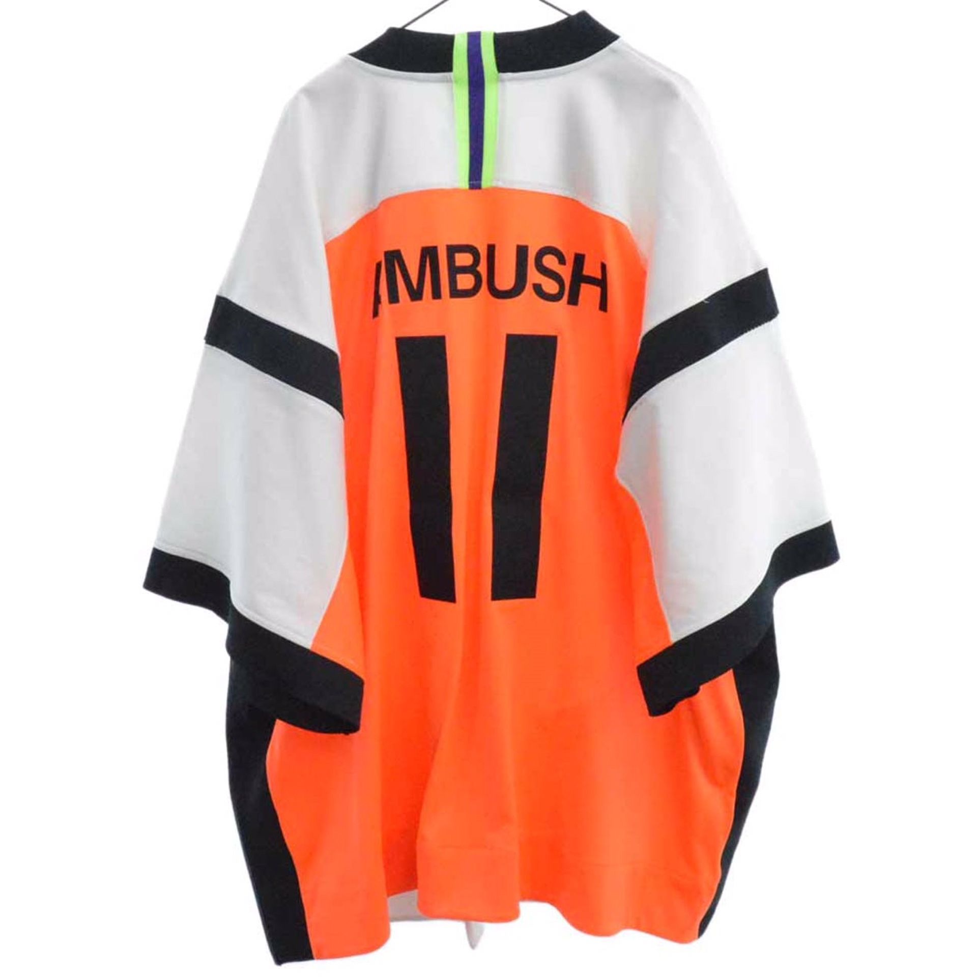 Nike x Ambush Top Numbering Jacket White/ Orange