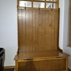Coat Rack With Chest