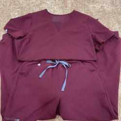 FIGS scrubs (Burgundy) 