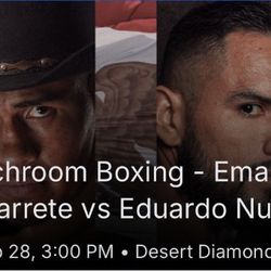 Matchroom Boxing: Emanuel Navarrete Vs Eduardo Nunez