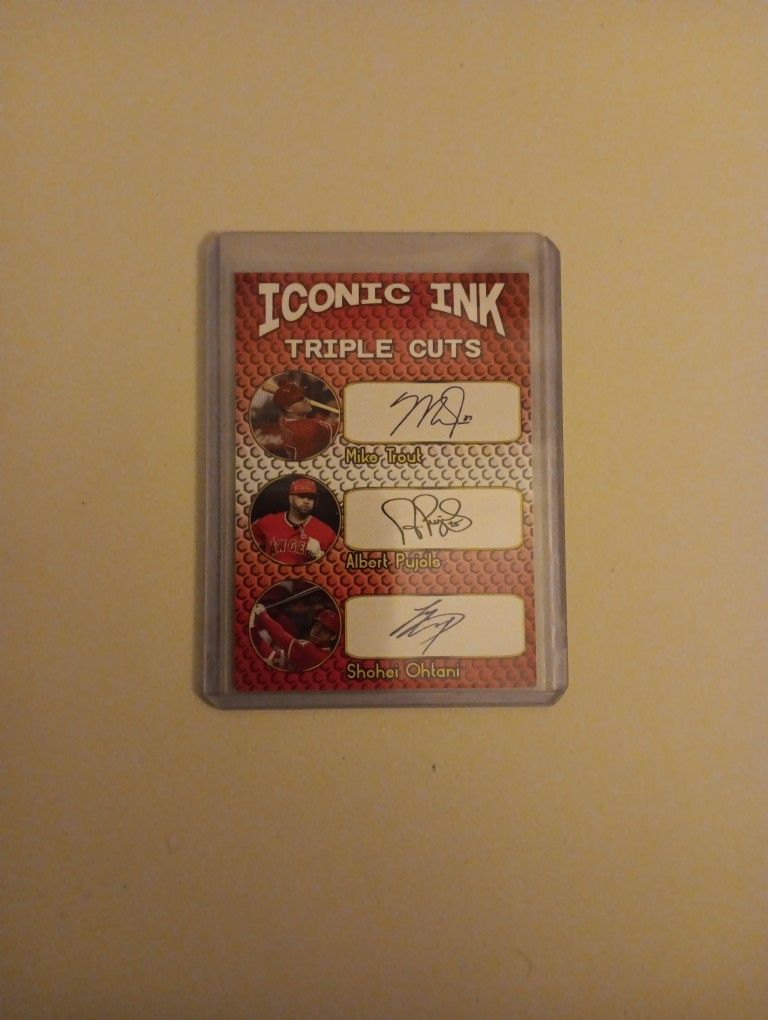 SHOHEI OHTANI INK FASCIMILE AUTO BASEBALL CARD