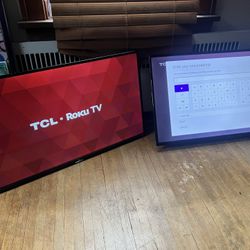 2 TV’s + Wall Mounts
