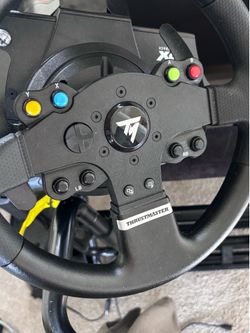 Force Feedback racing wheel and pedals (Xbox/PC) and foldable Sim Chair