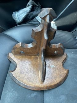 Vintage Carved Wood Shelf