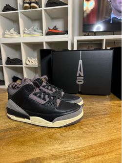 Jordan 3 A Ma maniere while u were sleeping black size 10 Deadstock