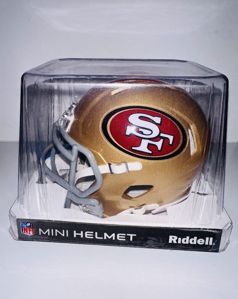 Ricky Pearsall Signed Autographed 49ers Speed MINI HELMET BECKETT BAS