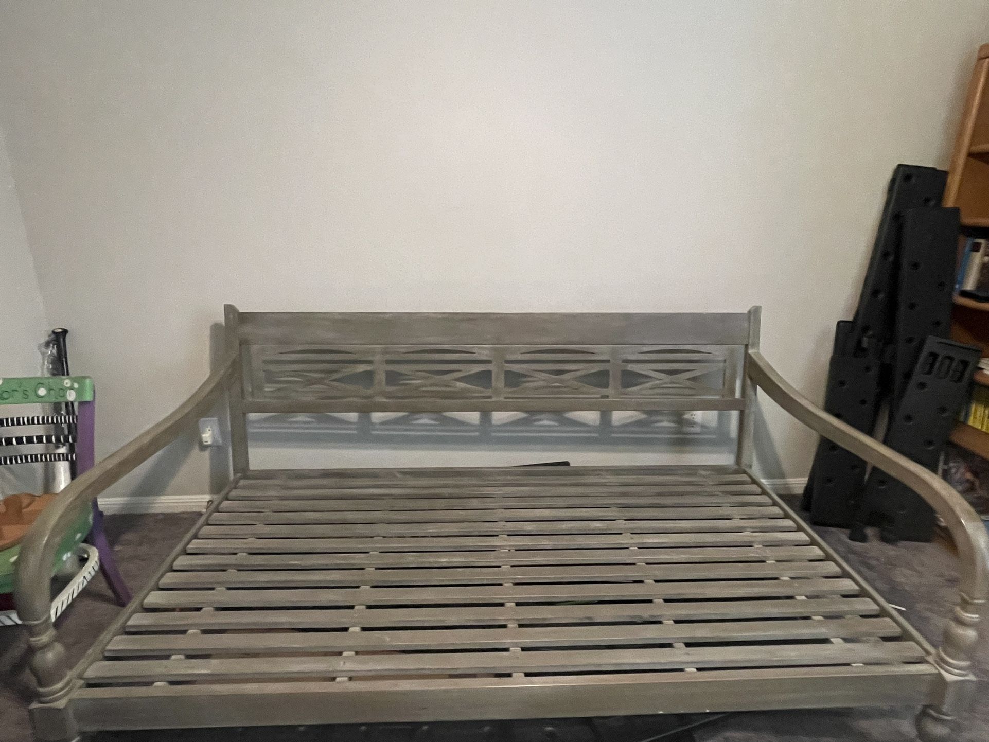 World Market Indonesian wood daybed