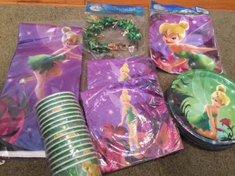 Tinkerbell party stuff