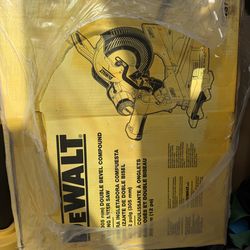 Dewalt 12” double bevel miter saw