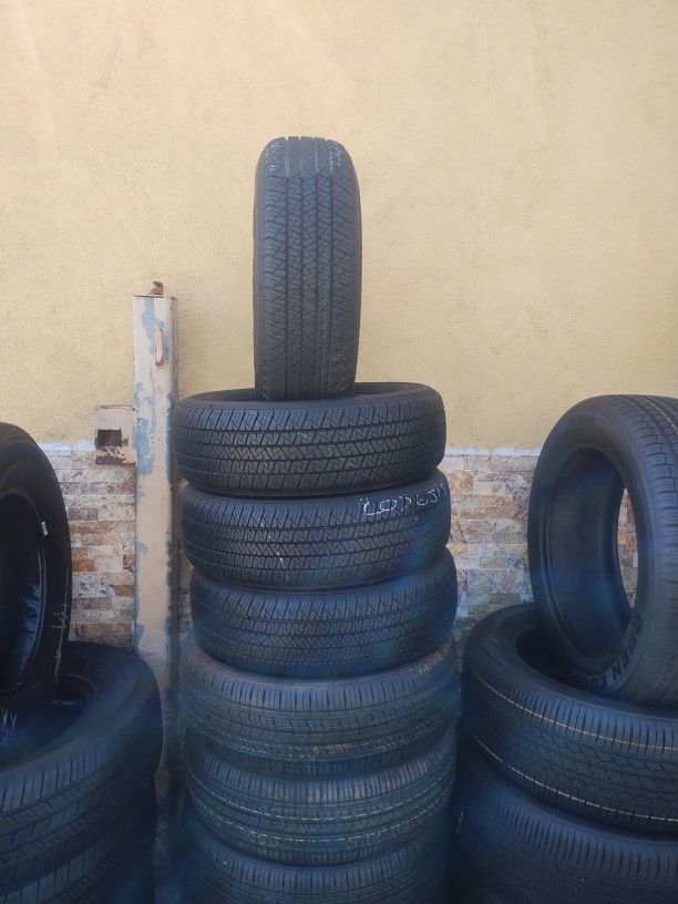 205/65R15 GENERAL A SET OF FOUR USED TIRES, INCLUDES MOUNTING AND BALANCING