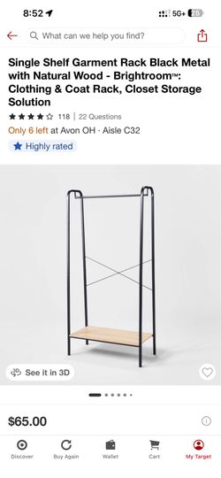 Garment Racks With Shelf