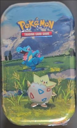 Pokemon TCG: Mega Evolution—Ascended Heroes Mini Tin: Togepi & Totodile (1 Sticker Sheet, a Pokémon Art Card & 2 Booster Packs)
