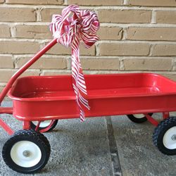 Vintage  Classic Red ARadio Flyer Super Duty Wagon Restored Red