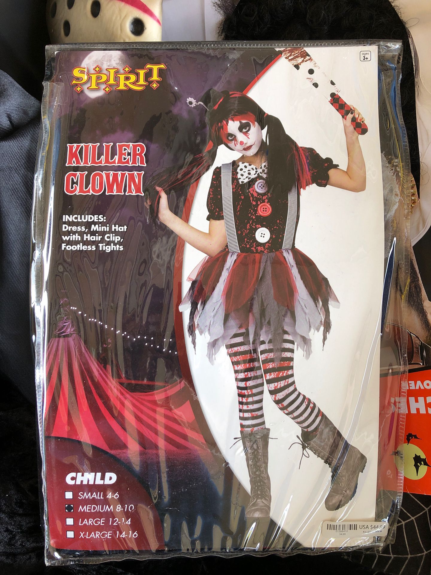 Killer clown Halloween costume