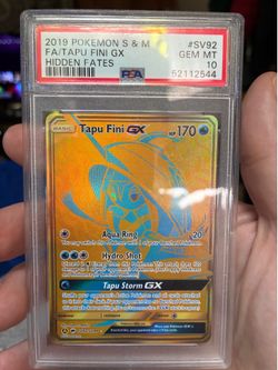 Tapu Fini GX PSA 10 (Hidden Fates)