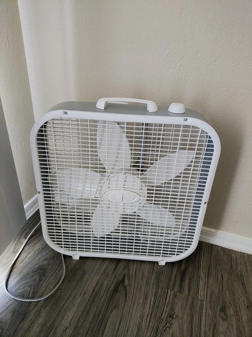 Lasko Box Fan Good Brand.. Haven't Had It Very Look Or Used It Much