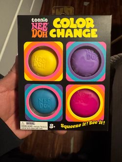 Needoh Teenie Color Change 4 Pack