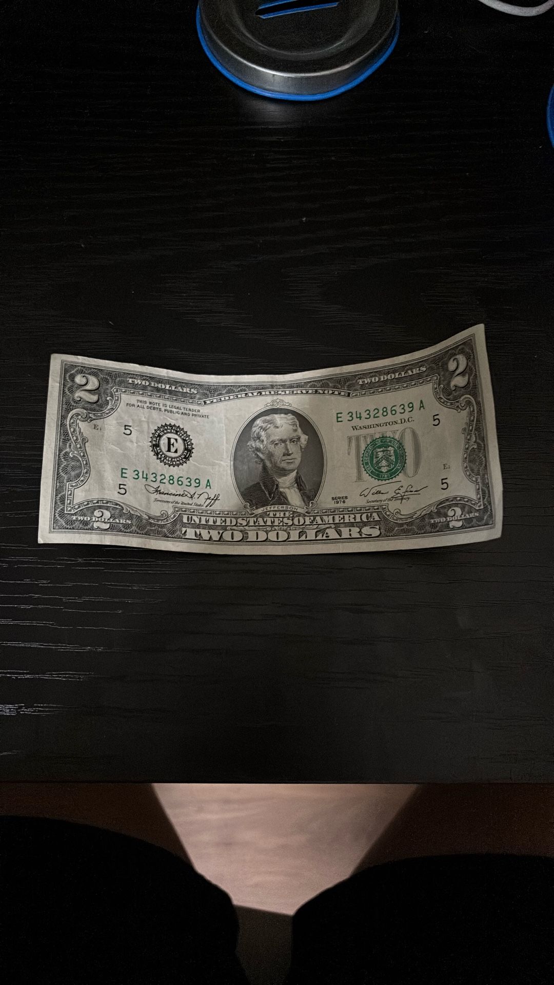 1976 2 Dollar Bill E Series Rare
