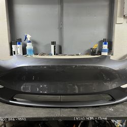 2020-2021-2022-2023-2024 TESLA MODEL Y FRONT BUMPER OEM USED #9205