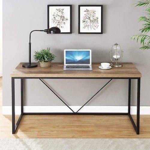 New 47” FOLUBAN Rustic Industrial Computer Desk